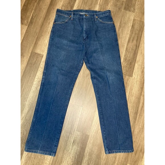 VTG Wrangler Jeans Mens 36X32 Blue Denim Western Cowboy Cut 13MWZ Costa Rica - Picture 4 of 7